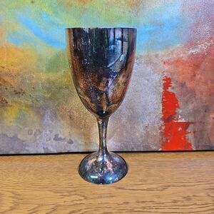 International Silver Company Wine Goblet Silver Plated Vintage
